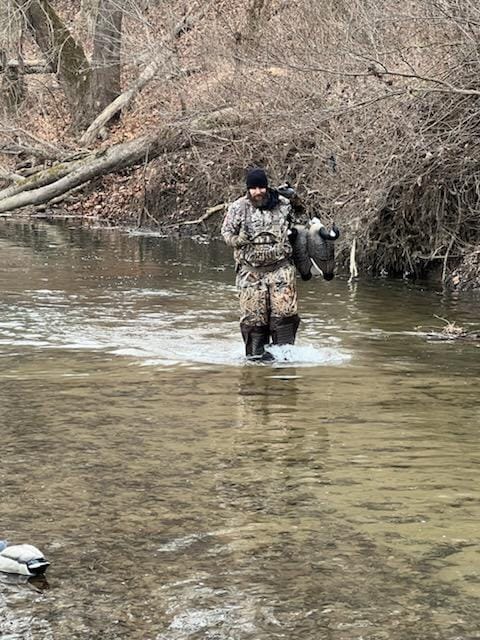 Customer photo review of AquaWade Pro Insulated Duck Waterfowl Hunting Breathable Chest Waders