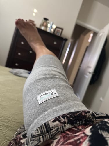 Customer photo review of Premium Bamboo Knee Sleeve (Single)