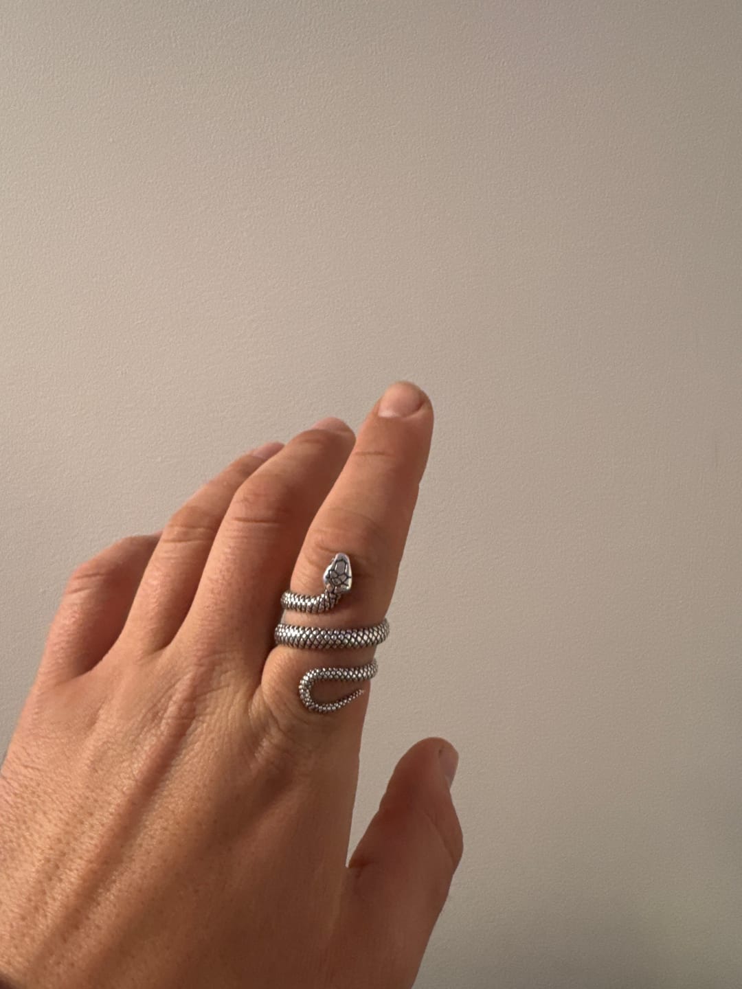 Customer photo review of SERPENT - 925 STERLING SILVER