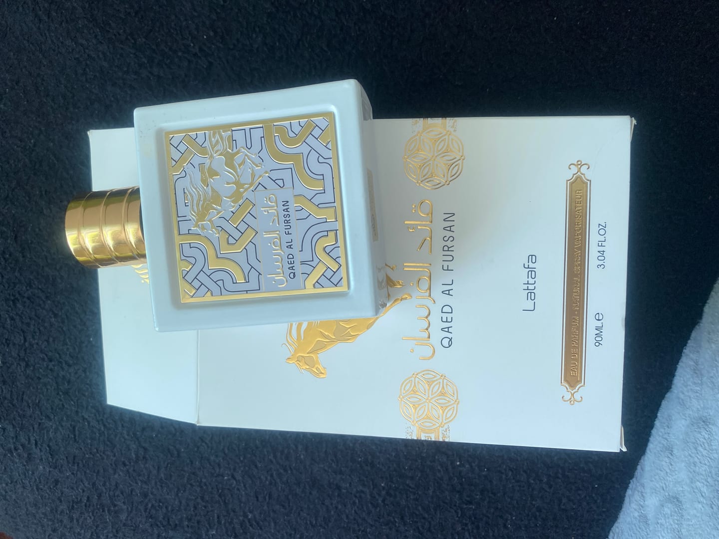 Customer photo review of Qaed Al fursan Unlimited Lattafa 90ml
