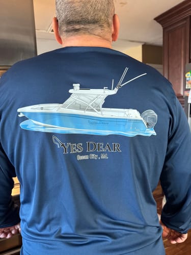Customer photo review of Custom Digital Boat Artwork