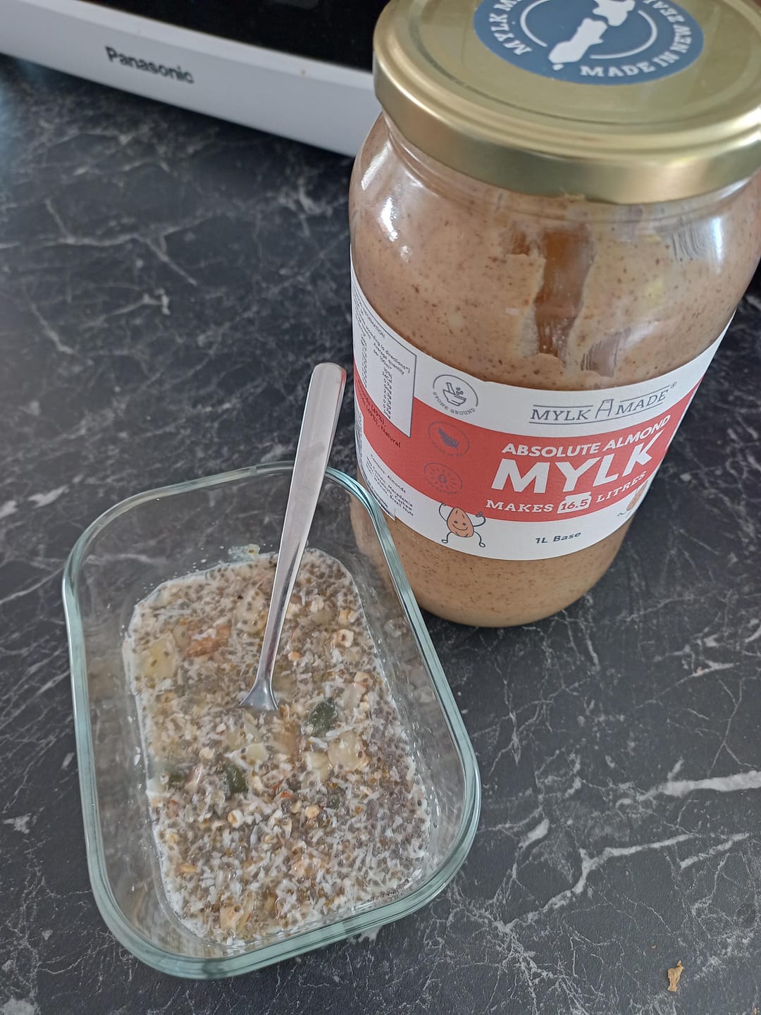 Customer photo review of Absolute Almond Mylk Base