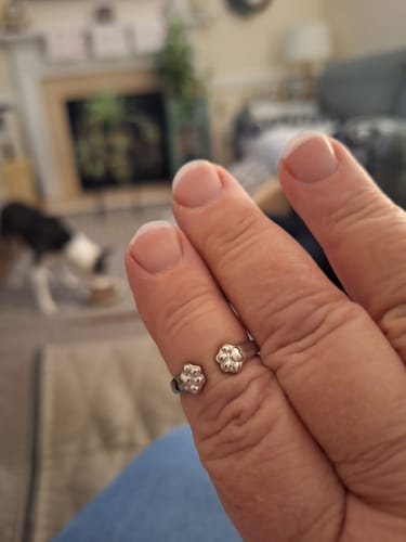 Customer photo review of Paw Hug Ring