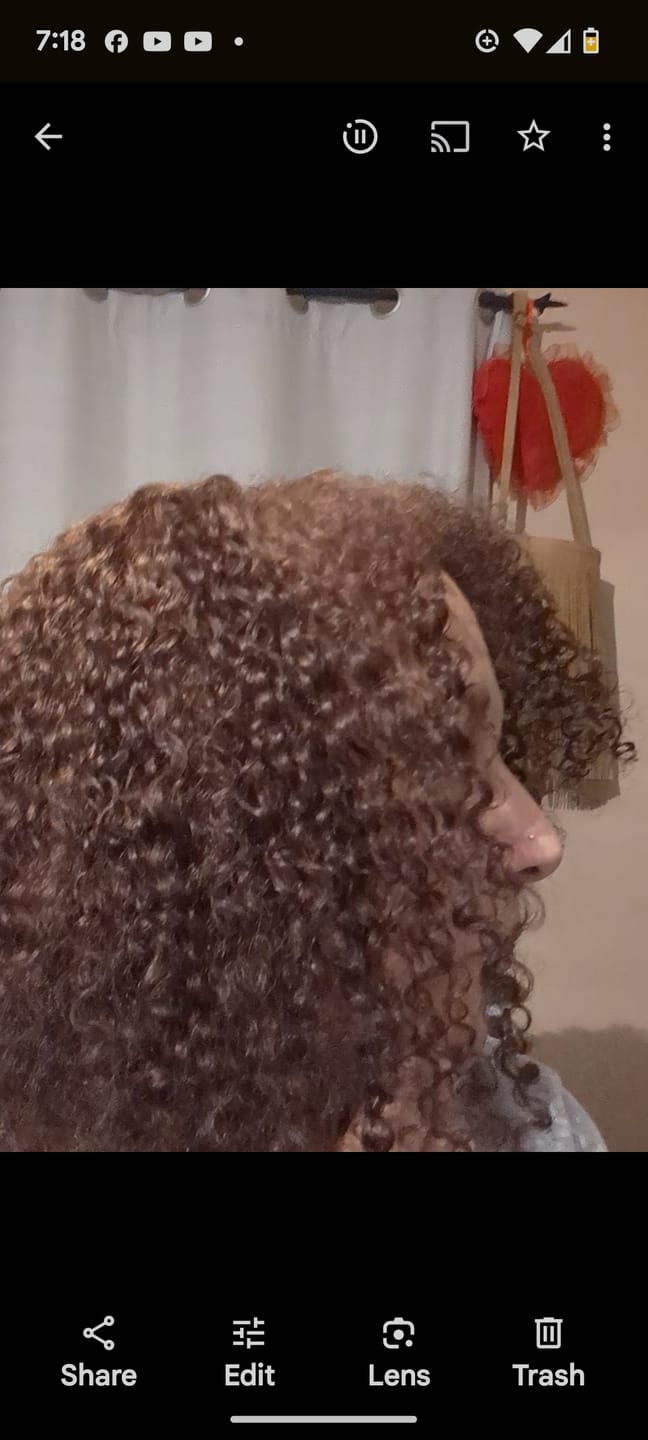 Customer photo review of INDULGE Moisturizing Deep Conditioning Treatment