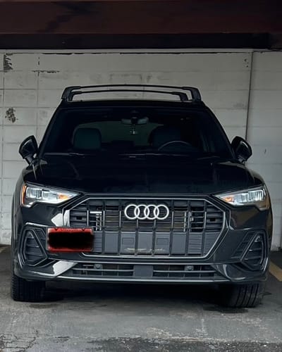 Customer photo review of 2019-Up Audi Q3 Tow Hook License Plate Mount Bracket