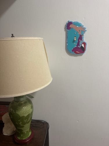 Customer photo review of Maneater Light Switch Cover