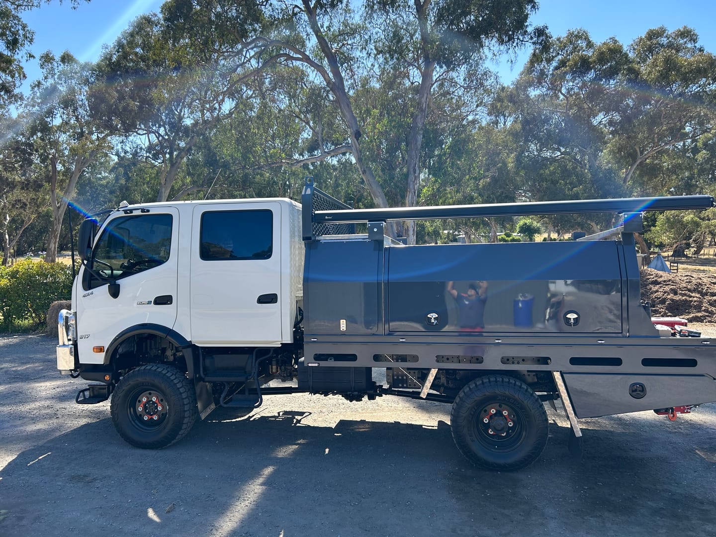 Customer photo review of Box Cassette Roof Mounted Caravan Awning W-5800