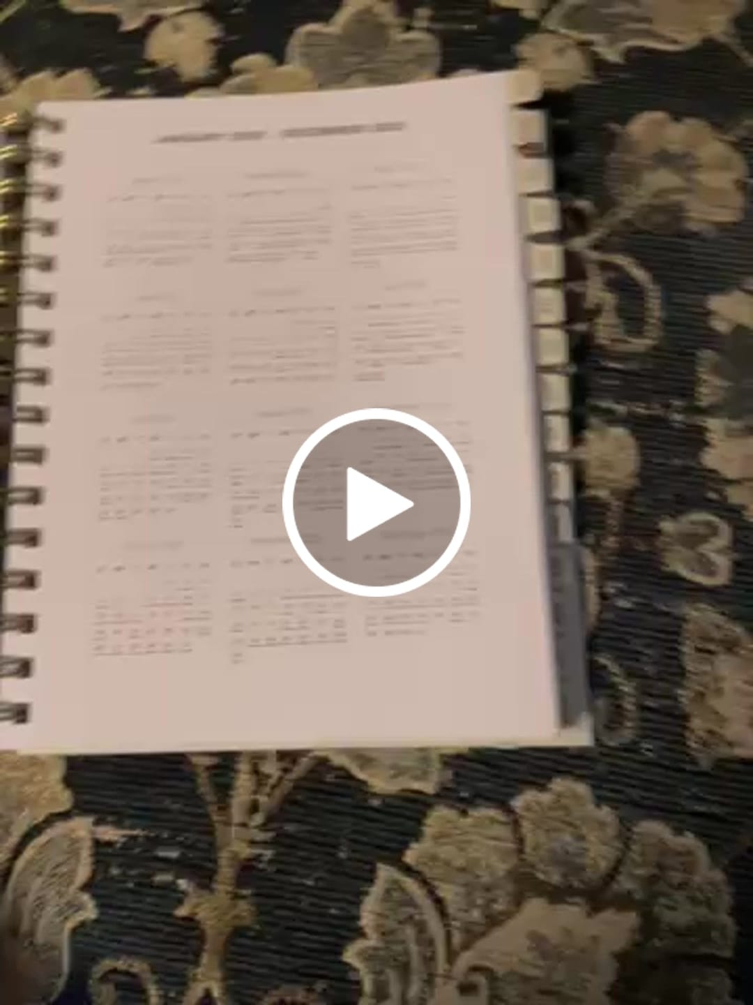 Customer video review of 2025 Calendar Year Catholic Liturgical Planner // Mini Layout