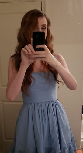 Customer photo review of Choose a fabric: Henrietta Dress