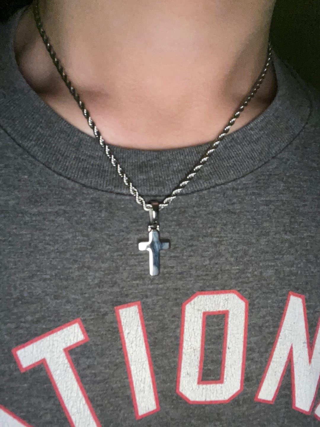Customer photo review of Rope Chain - Silver