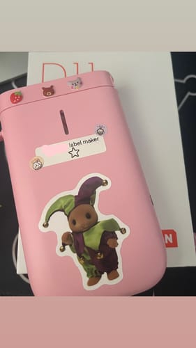 Customer photo review of D11 0.5 Inch Label Maker Machine with Tape - Versatile Labeling Solution