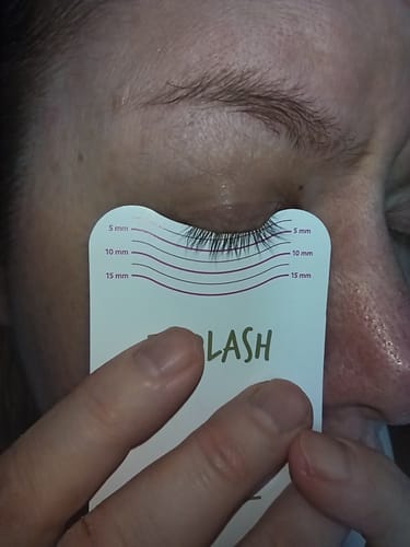 Customer photo review of Toplash eyelash and eyebrow growth serum — 3ml