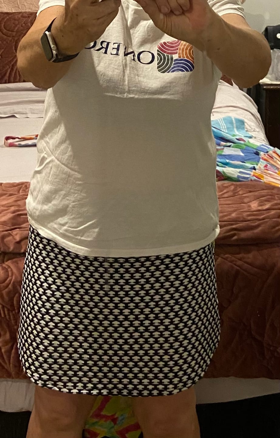 Customer photo review of Odessa Swim Skirt (Final Sale)