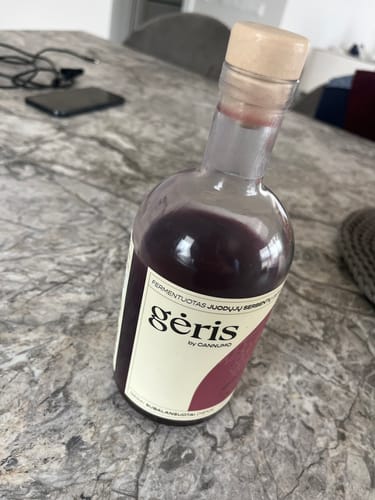 Customer photo review of GĖRIS - fermentuotas juodųjų serbentų gėrimas