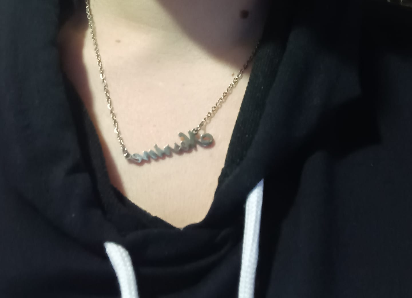 Customer photo review of Collier Prénom Style Classique