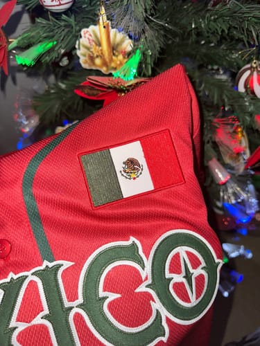Customer photo review of Mexico Custom Baseball Jersey