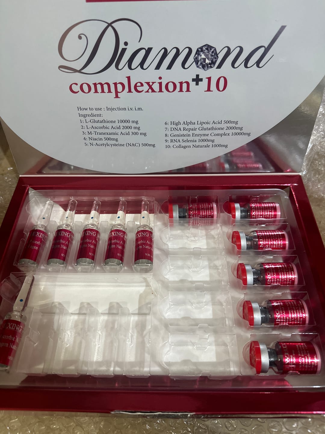 Customer photo review of Mixing White Diamond Complexion+10