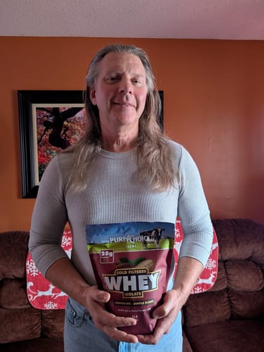 Customer photo review of Whey Protein Isolate Chocolate