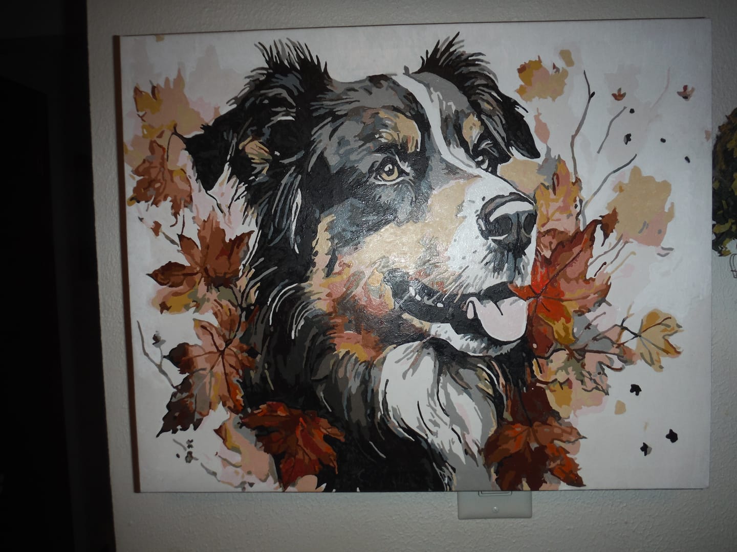 Customer photo review of Australian Shepherd In Leaves