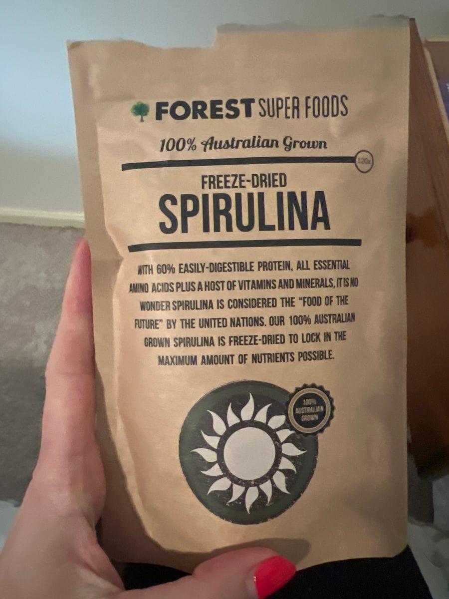 Customer photo review of Australian Freeze Dried Spirulina