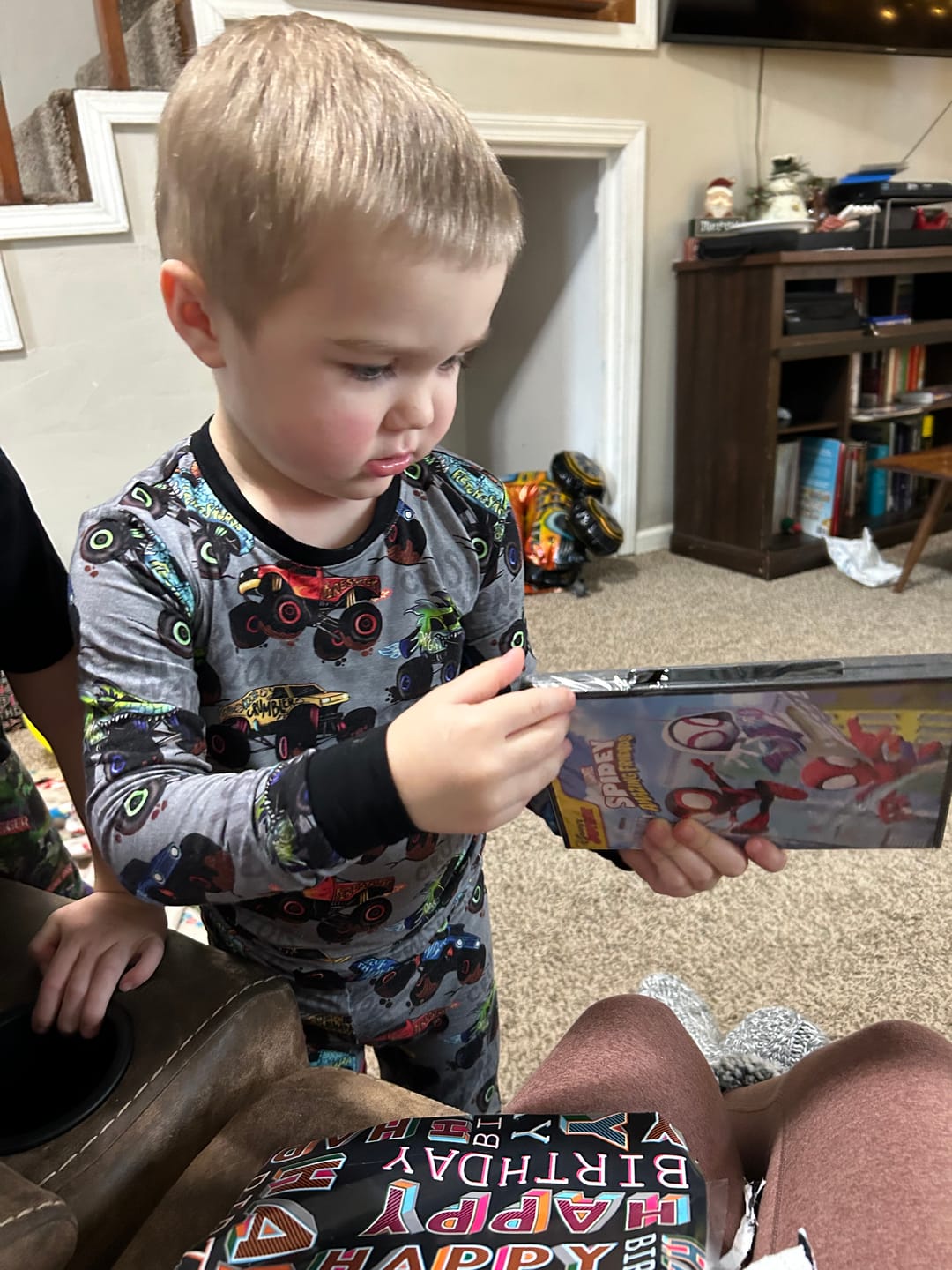Customer photo review of Monster Jams 2 Piece Pajama Set: Core Collection