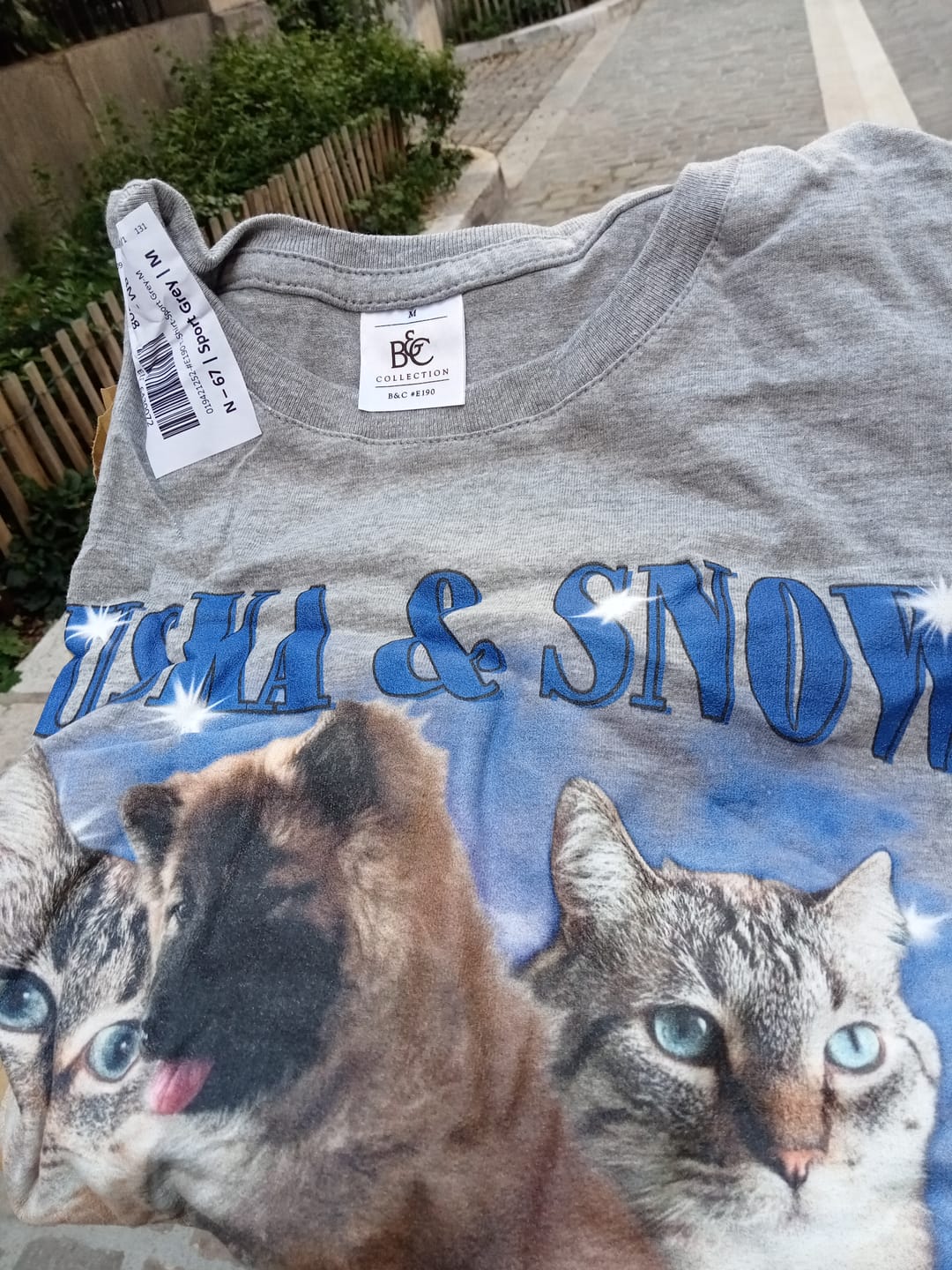 Customer photo review of Votre photo années 90 - T-Shirt personnalisé