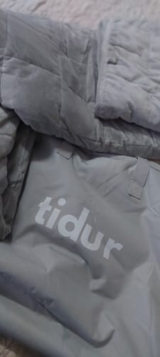 Customer photo review of Tidur Weighted Blankets