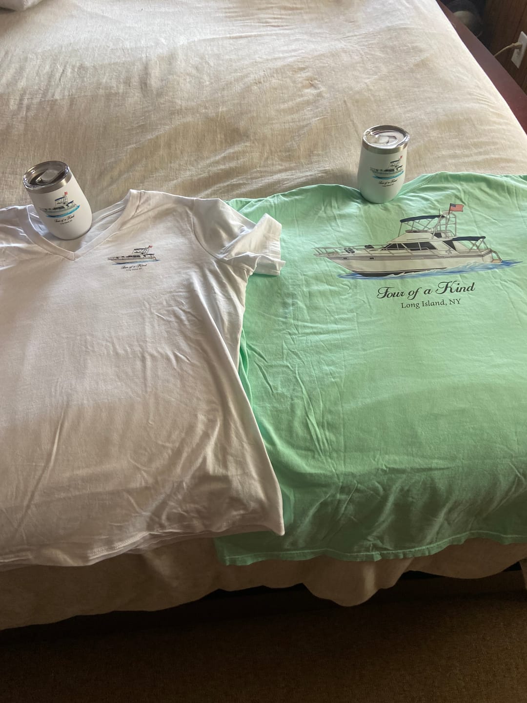 Customer photo review of Custom Wine Tumblers