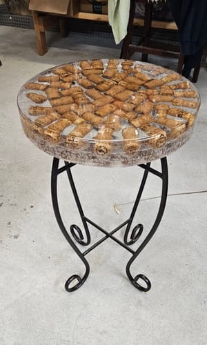 Customer photo review of 25x8.5x1.5" Large Organic Handle Charcuterie Board Silicone Mold