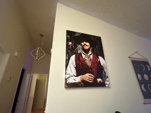 Customer photo review of Doc Holiday Wall Art