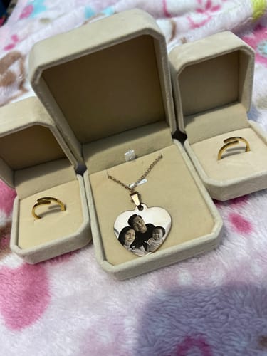 Customer photo review of Printave™ Personalized 2 Layers Ring