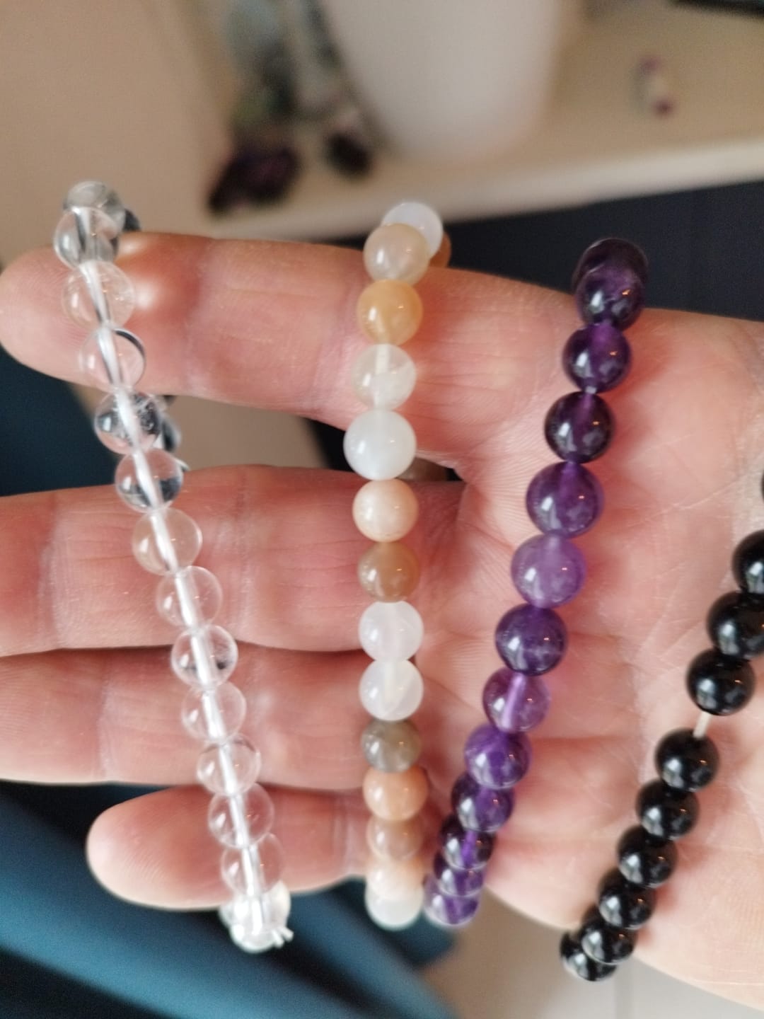 Customer photo review of Bracelet Cristal de Roche "Amplification"