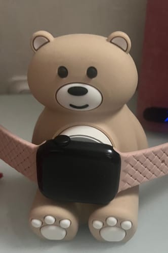 Customer photo review of Apple Watch Ladestation "Bear"