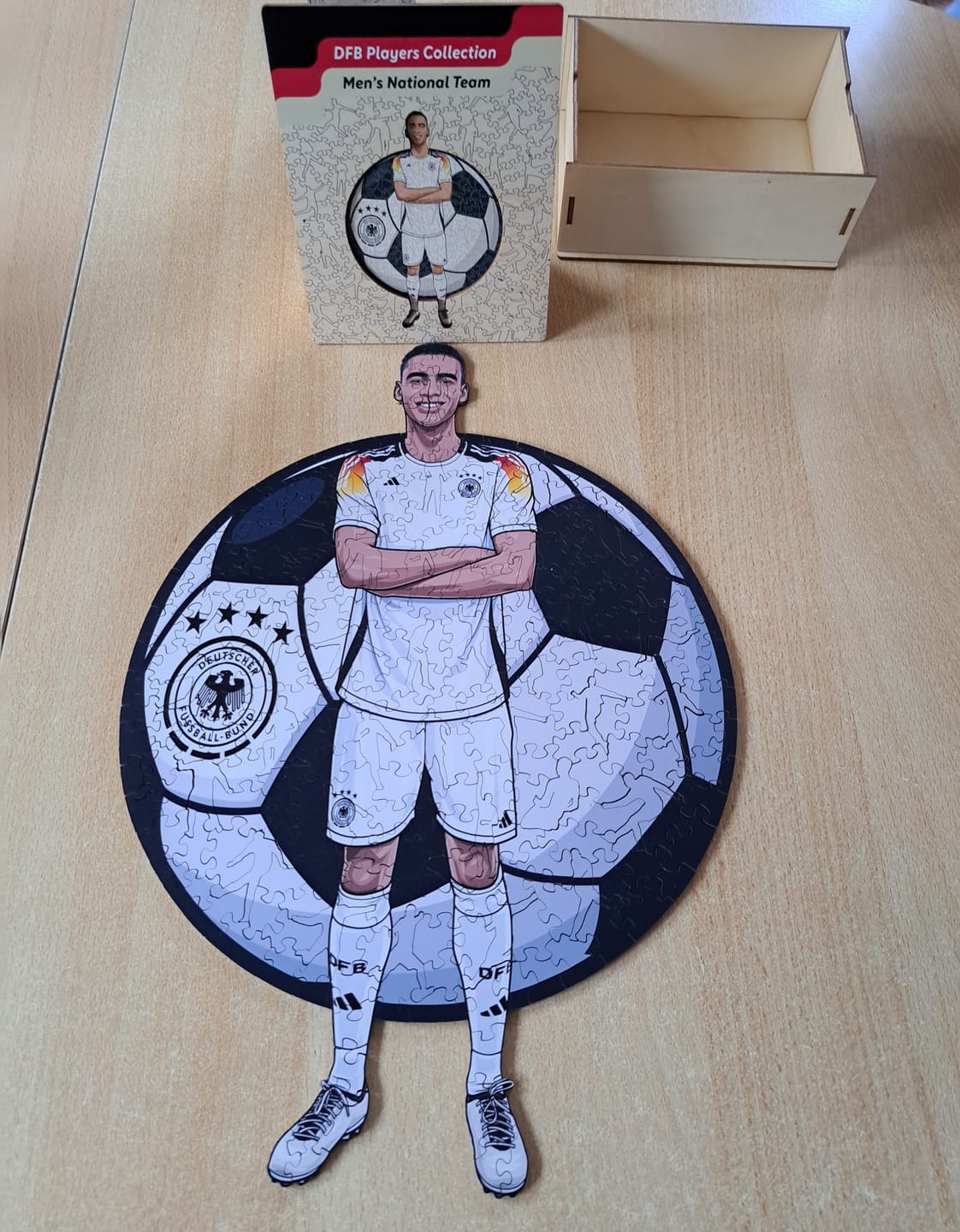 Customer photo review of Jamal Musiala - Holzpuzzle