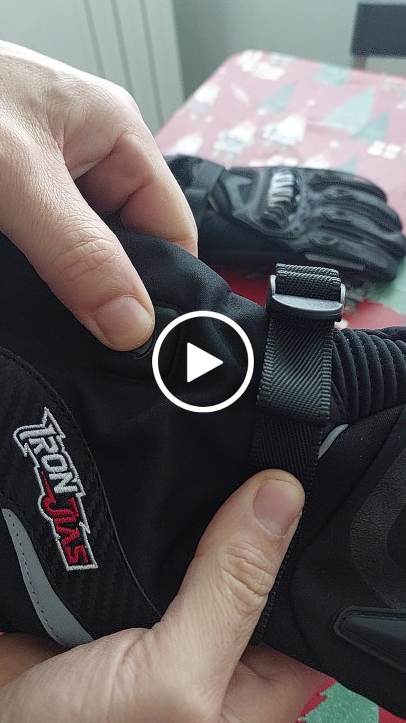 Customer video review of RIDEIRON Winter Waterproof Rechargeable Heated Motorcycle Gloves | AXE01H