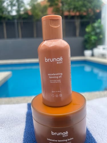 Customer photo review of Twin Accelerating Tanning Oil