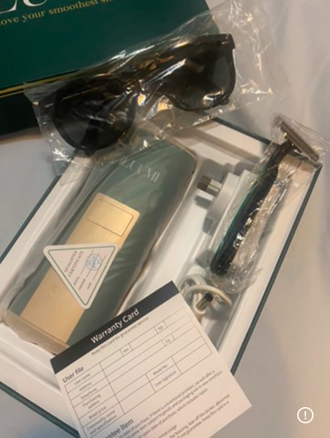 Customer photo review of ILUUMI IPL *BLACK FRIDAY SALE*