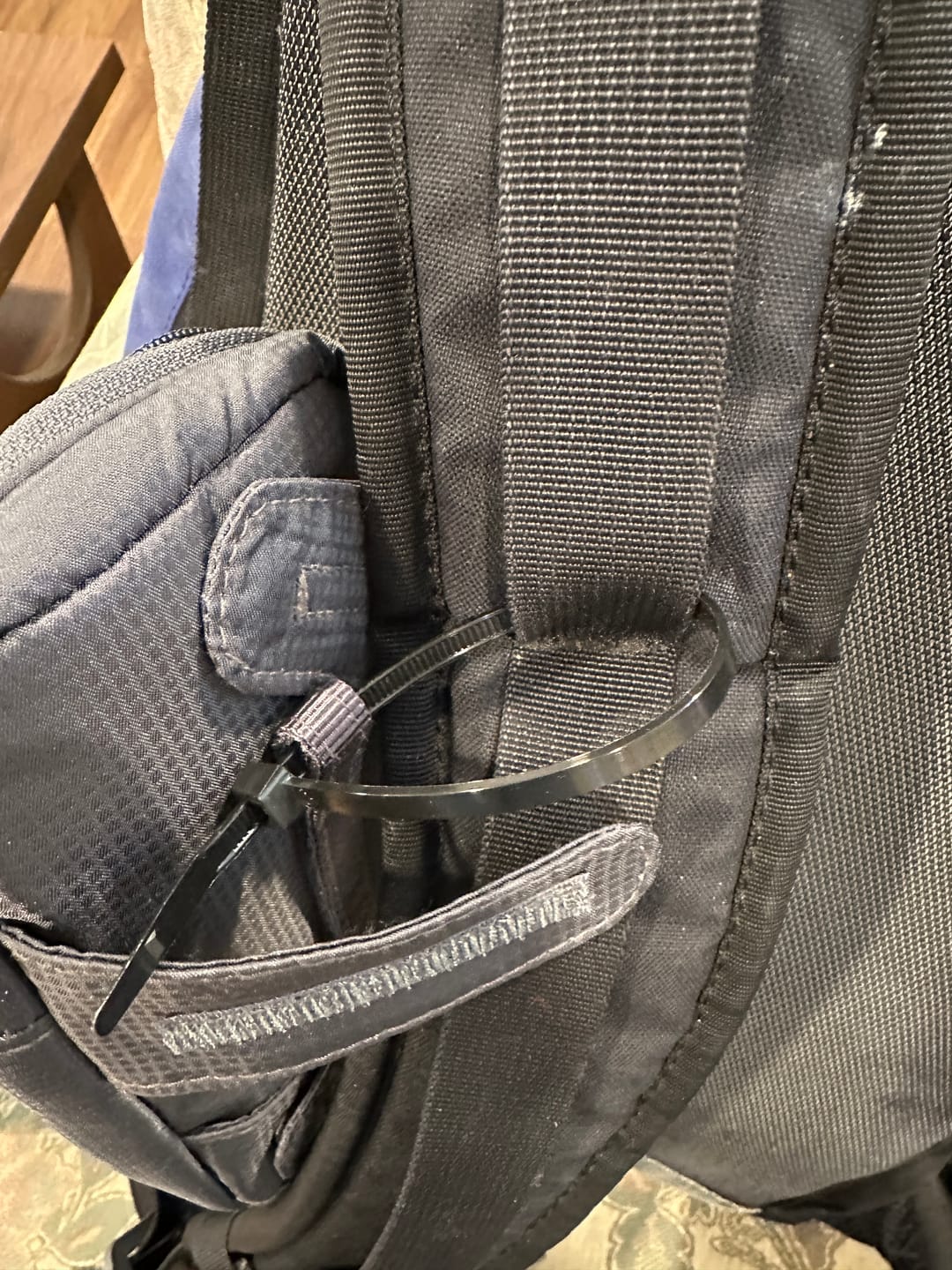 Customer photo review of Shoulder Strap Pocket