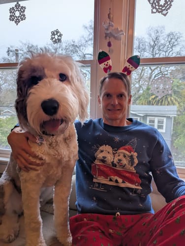 Customer photo review of Holiday Special Pet Custom Sweater