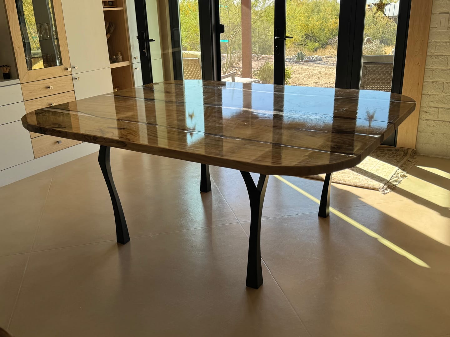 Customer photo review of Furniture Legs 506 Faras 28H for Dining Tabletop