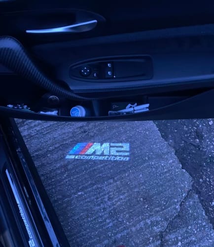 Customer photo review of BMW F SERIES DOOR LIGHTS