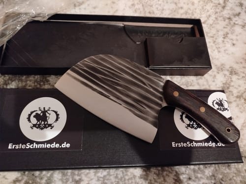 Customer photo review of Handgeschmiedetes Kochmesser - Ergonomic