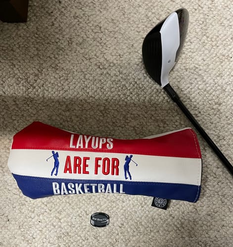 Customer photo review of Layups Are For Basketball Headcover