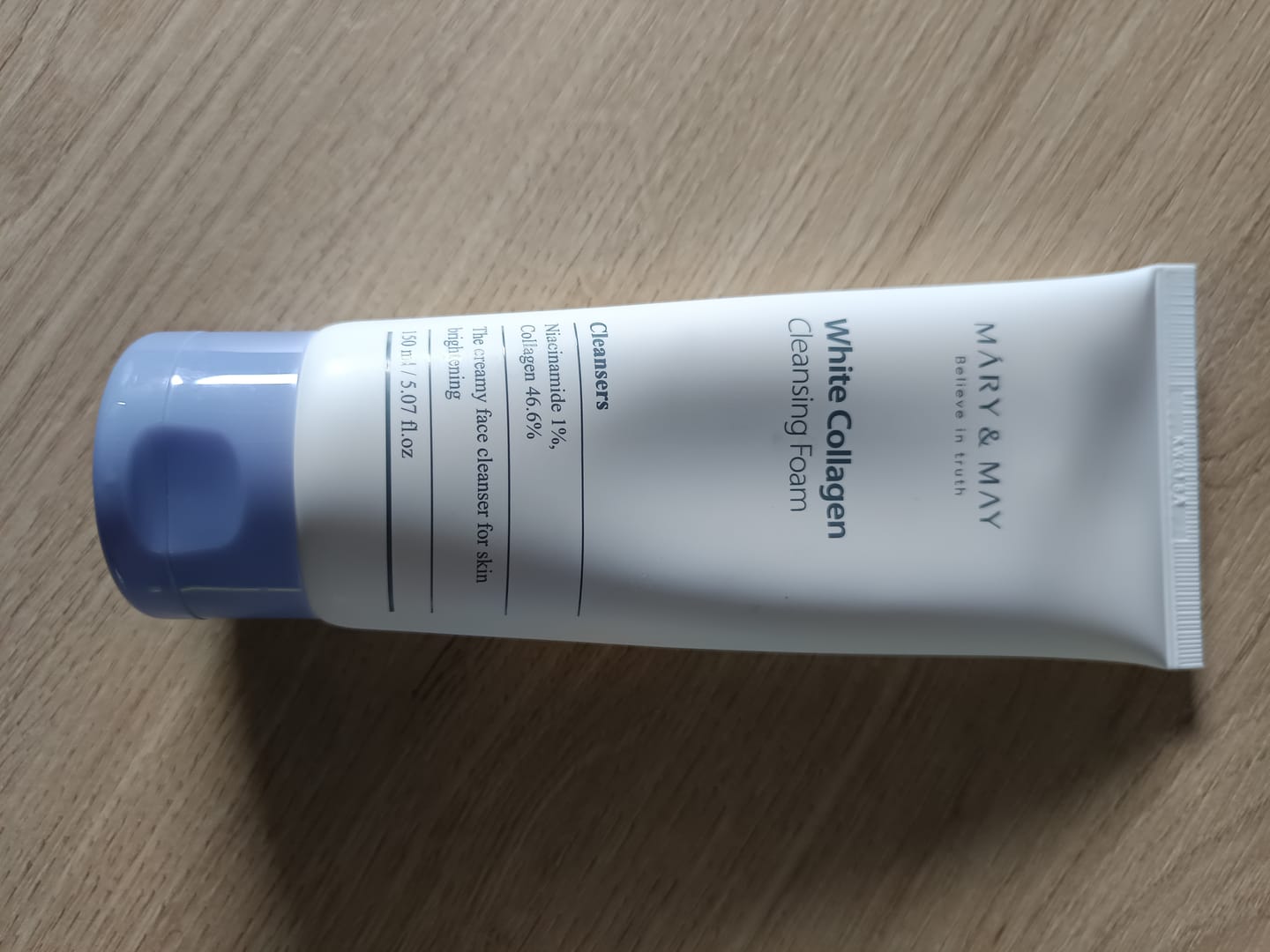 Customer photo review of Mary & May - Nettoyant - White Collagen Cleansing Foam