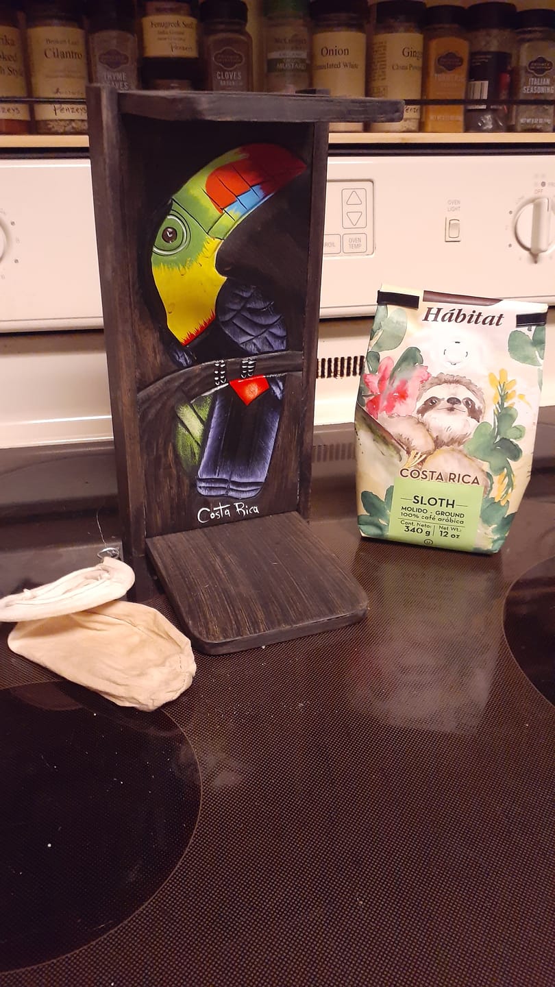 Customer photo review of COSTA RICAN HABITAT SLOTH COFFEE