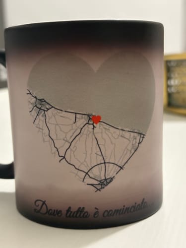 Customer photo review of Tazza magica personalizzata 325ml
