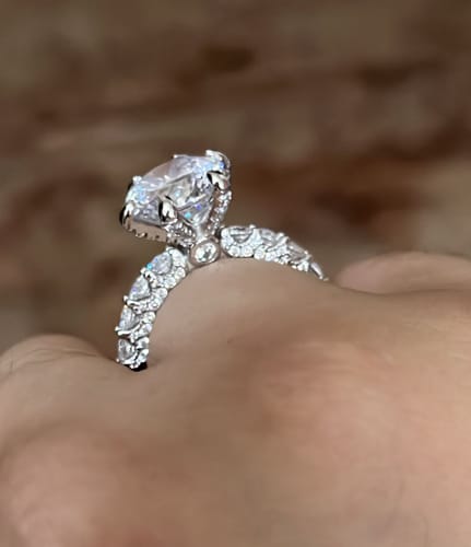 Customer photo review of PROPOSAL RING - Fine Silver