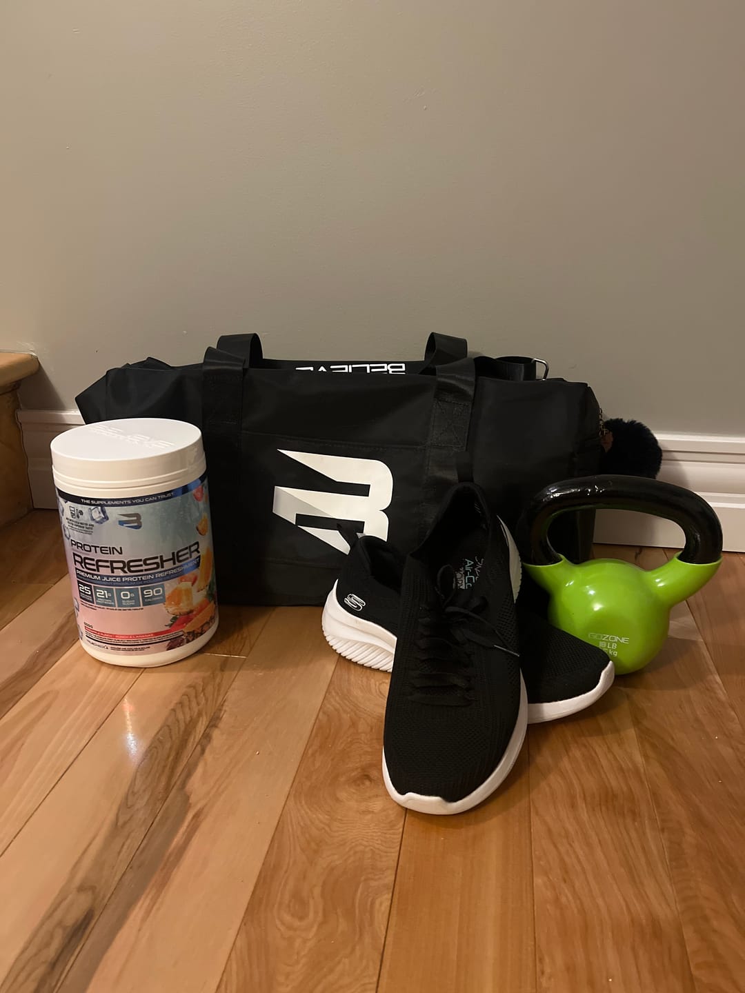 Customer photo review of Believe Gym Bag