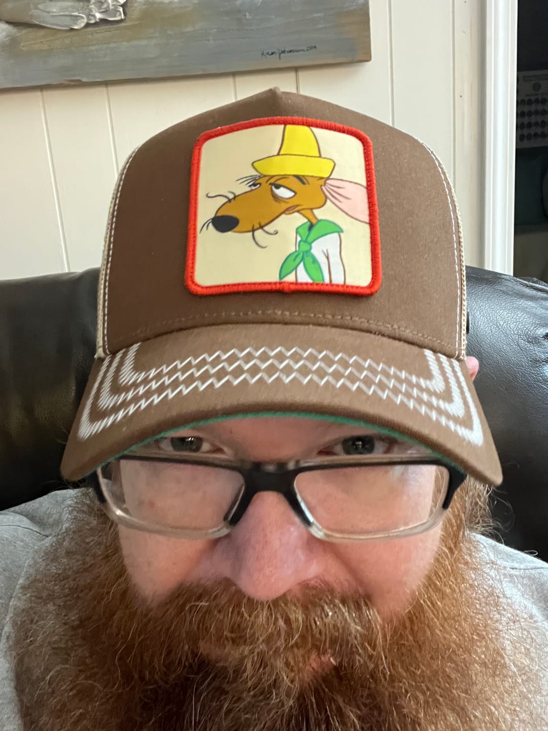 Customer photo review of OVERLORD X Looney Tunes: Slowpoke Rodriguez Trucker Cap
