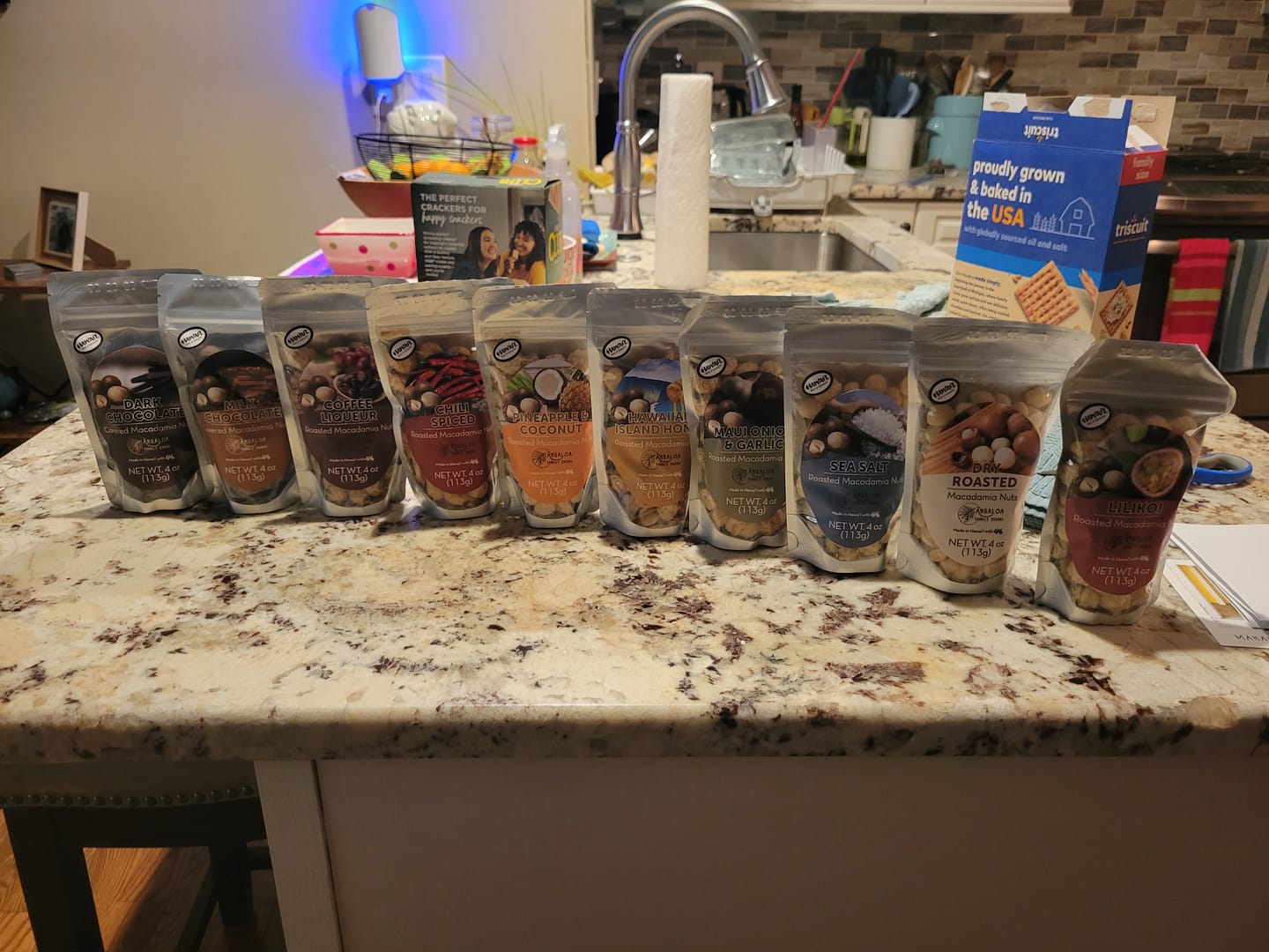 Customer photo review of Milk Chocolate Macadamia Nuts